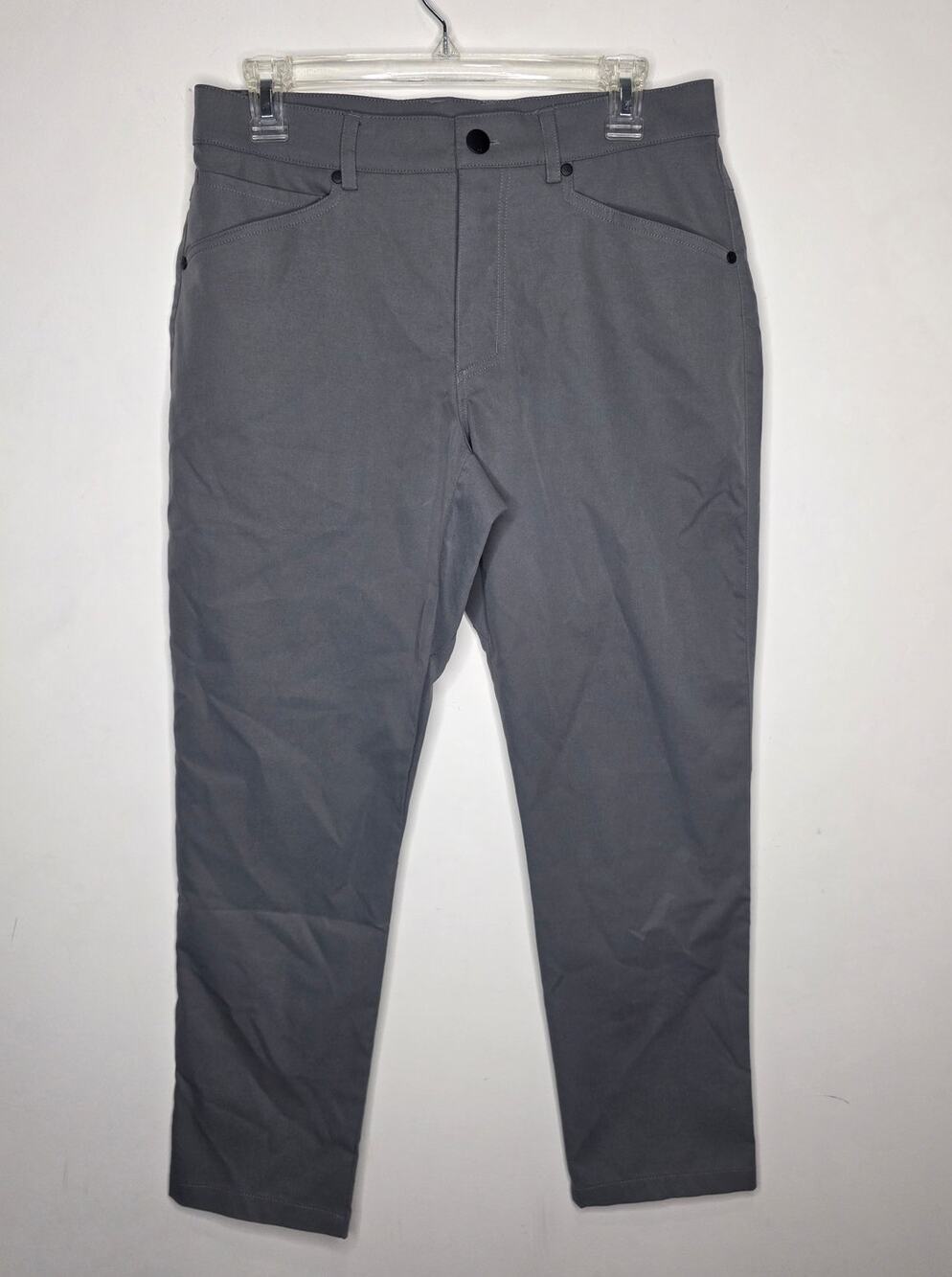 Myles Golf Tour slate grey flat front athletic pants - 30 x 27.5